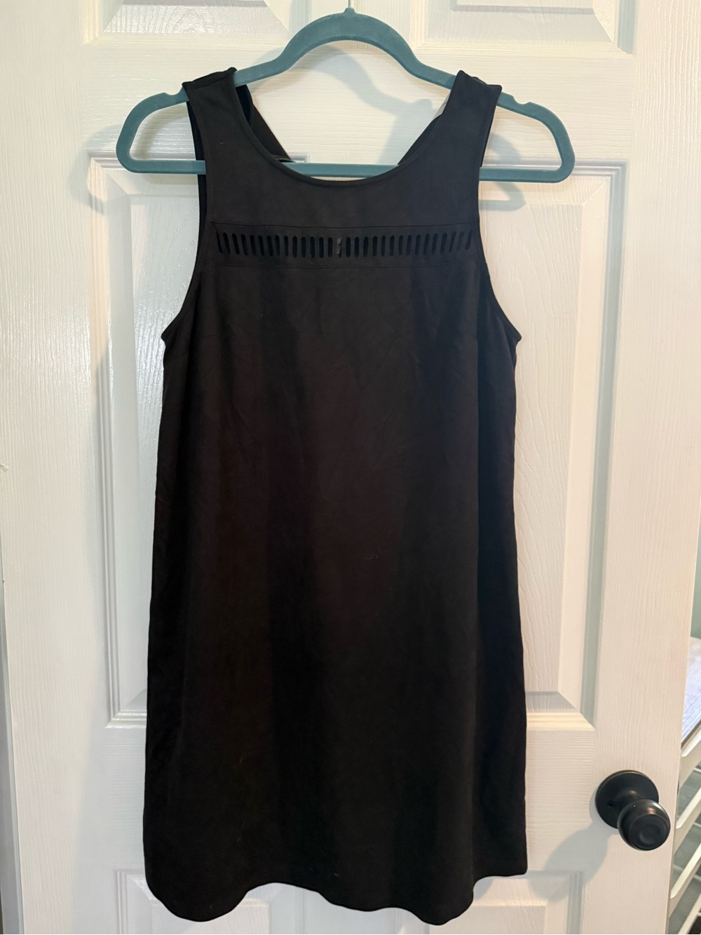 The Impeccable Pig Black Sleeveless Shift Dress